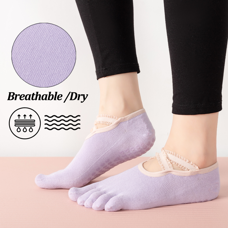 Ladies Non-Slip Pilates Socks  - Medias Para Pilates Y Yoga review and price